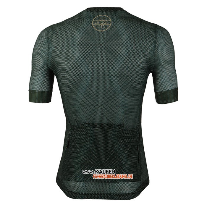 Le Col Kurzarmtrikot 2020 und Kurze Tragerhose Tief Grun